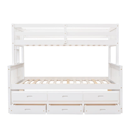 Bunk Bed With Twin Size Trundle And Drawers - The Sleep Loft - Online Mattress Showroom NYC