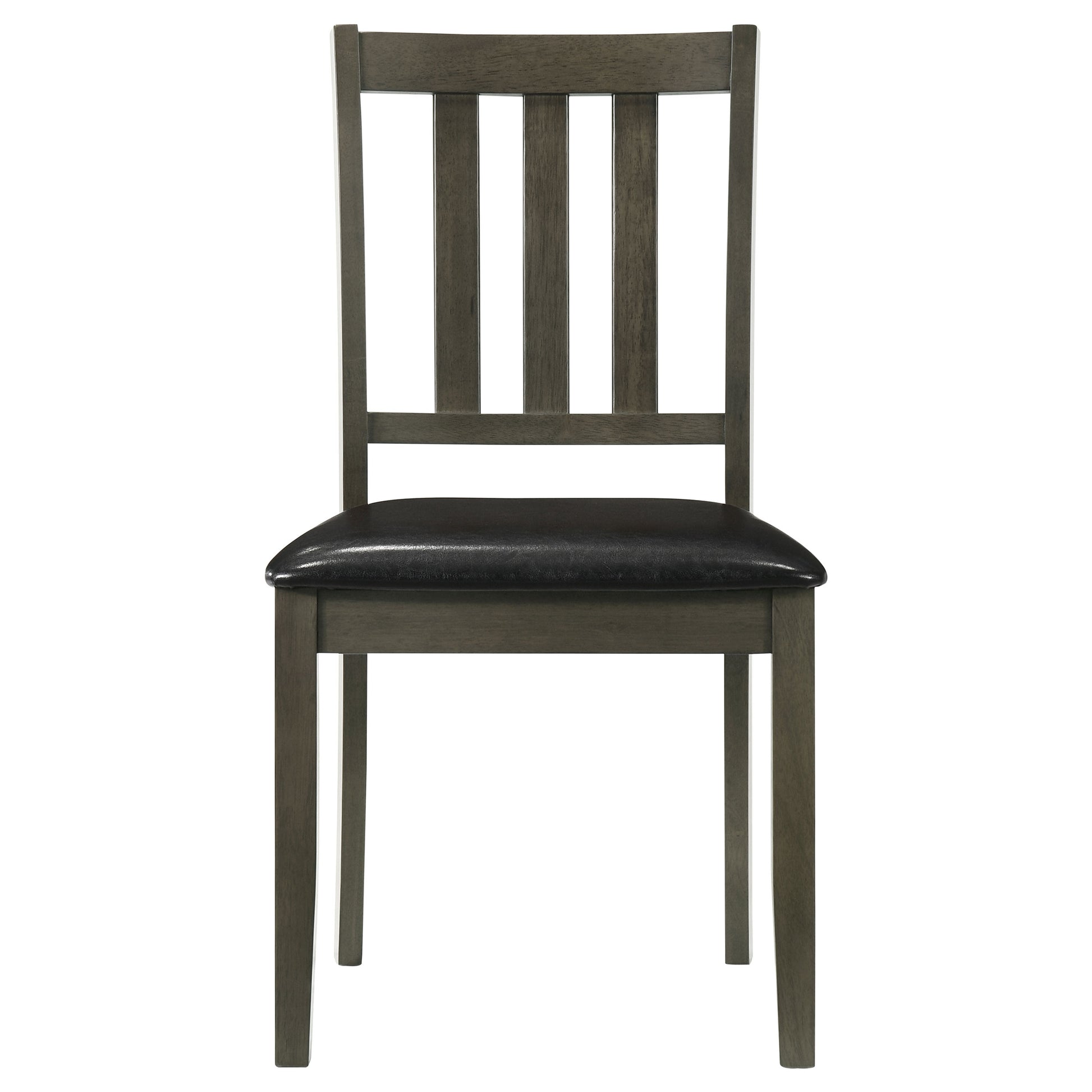 Parkwood 5-piece Square Dining Table Set Dark Ash Brown