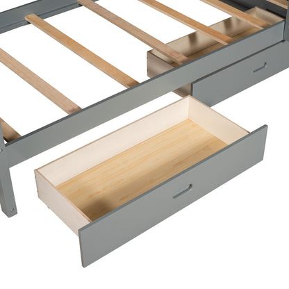 Bunk Bed With Ladders And 2 Storage Drawers - The Sleep Loft - Online Mattress Showroom NYC