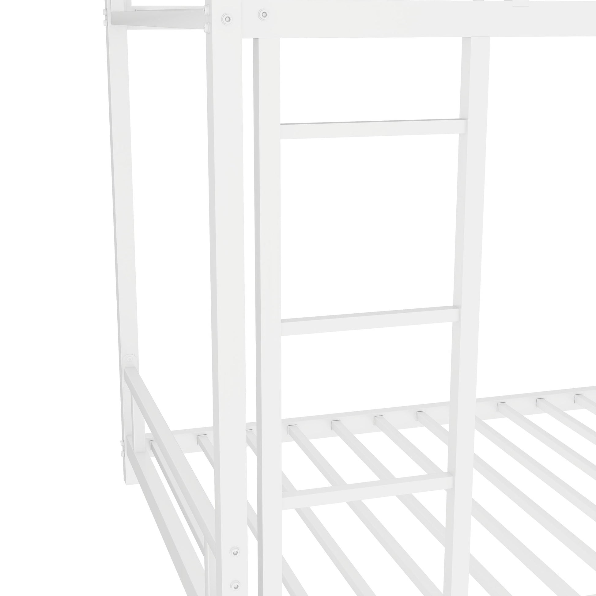 Bunk Bed With Noise Reduction And Safety Guardrail - The Sleep Loft - Online Mattress Showroom NYC