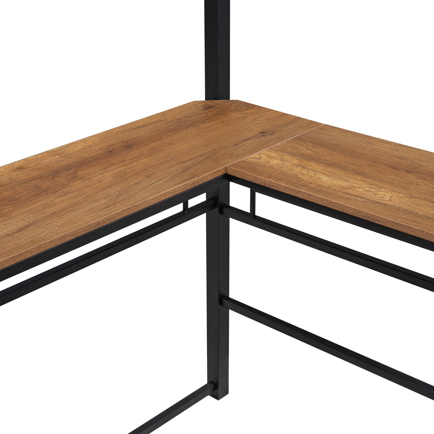 Loft Bed & 3 Layers Of Shelves And L-Shaped Desk - The Sleep Loft - Online Mattress Showroom NYC