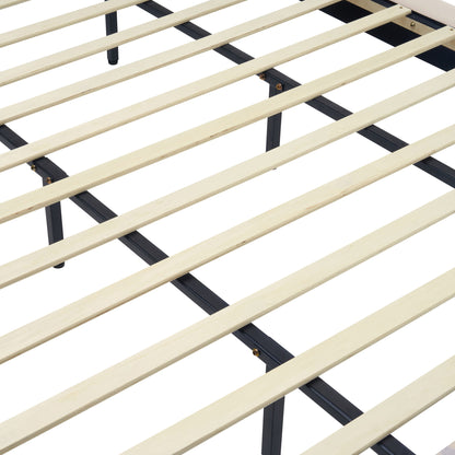 Chunky - California King Bed Frame - Beige