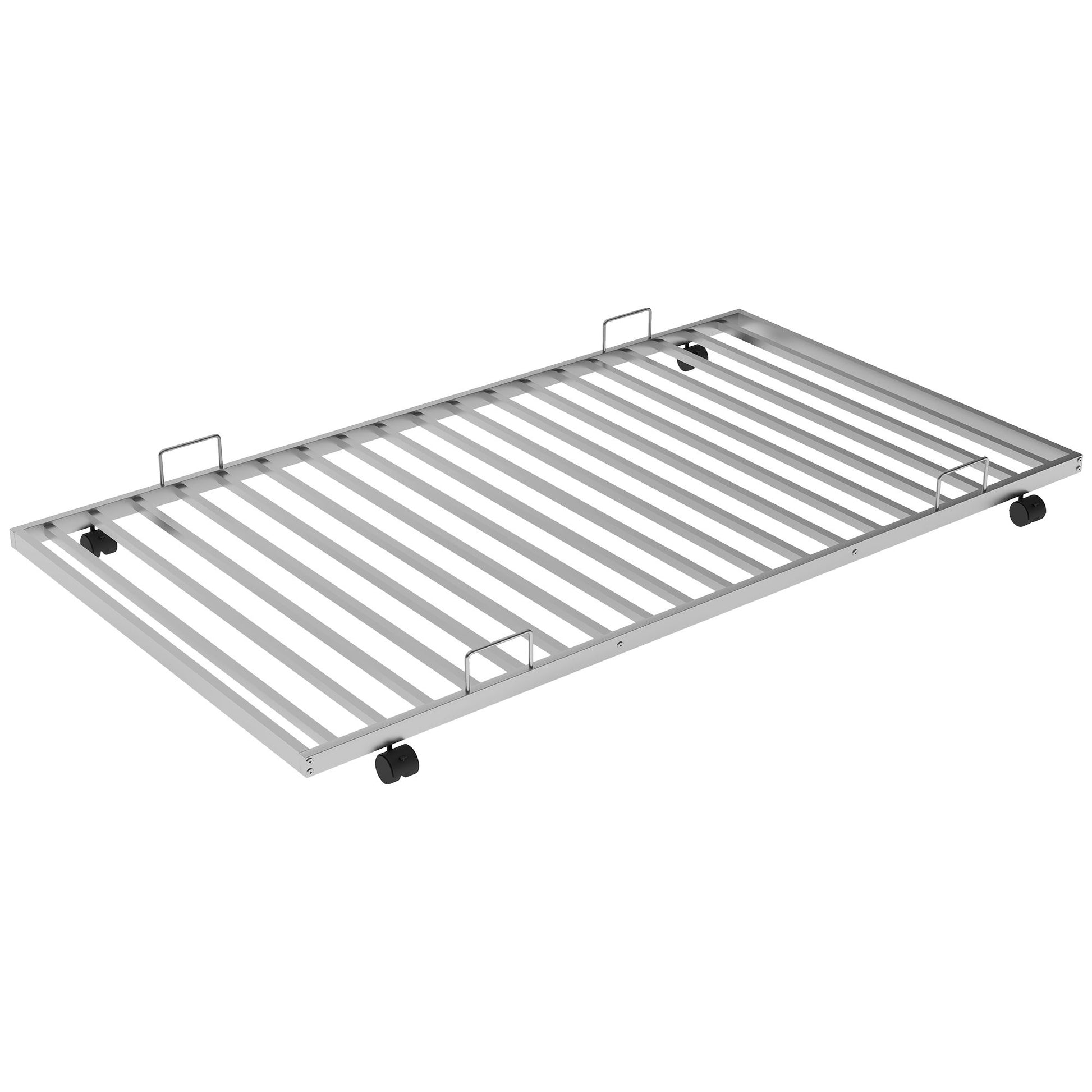 Bunk Bed With Steel Frame And Trundle, 2 Side Ladders - The Sleep Loft - Online Mattress Showroom NYC
