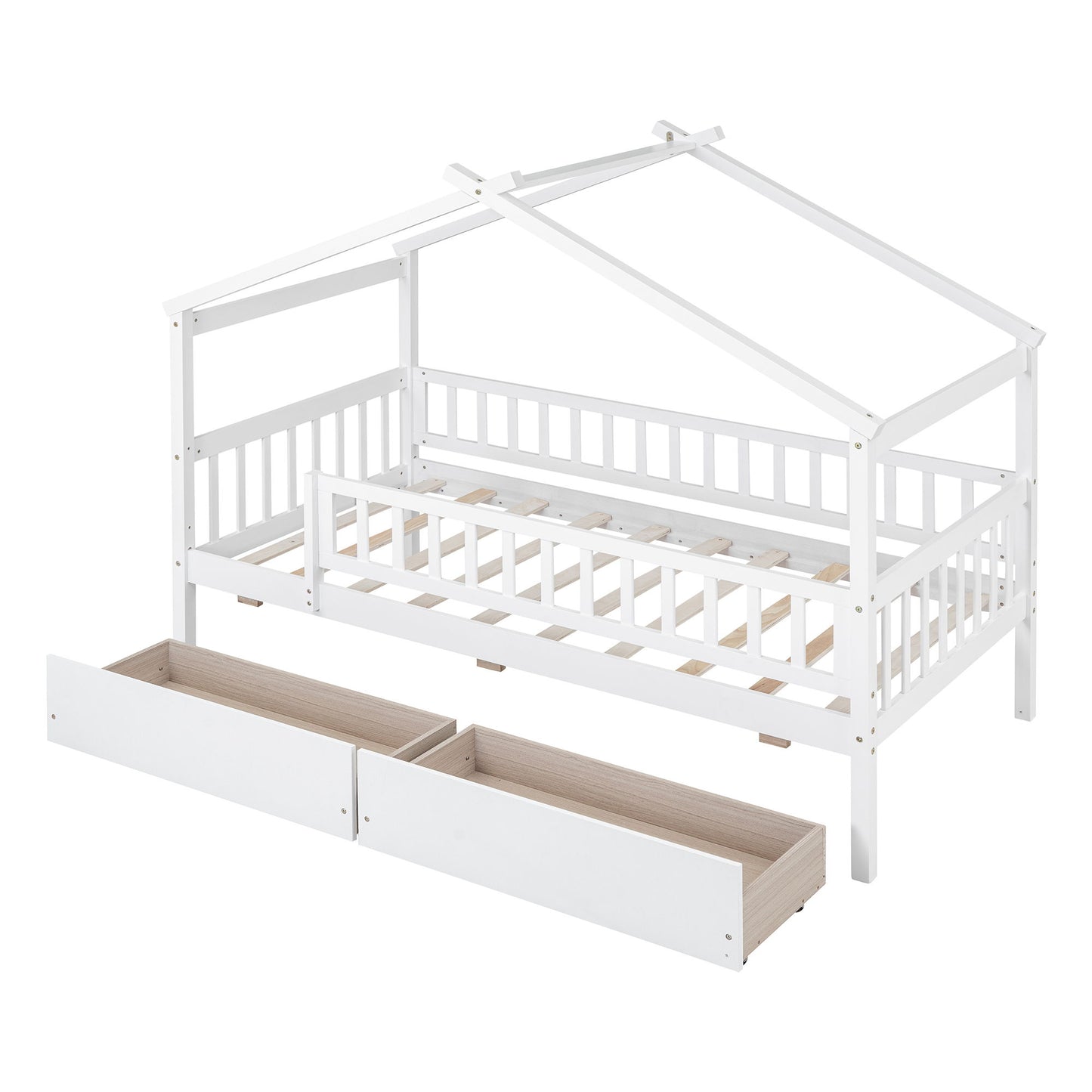 House Bed With 2 Drawers - The Sleep Loft - Online Mattress Showroom NYC