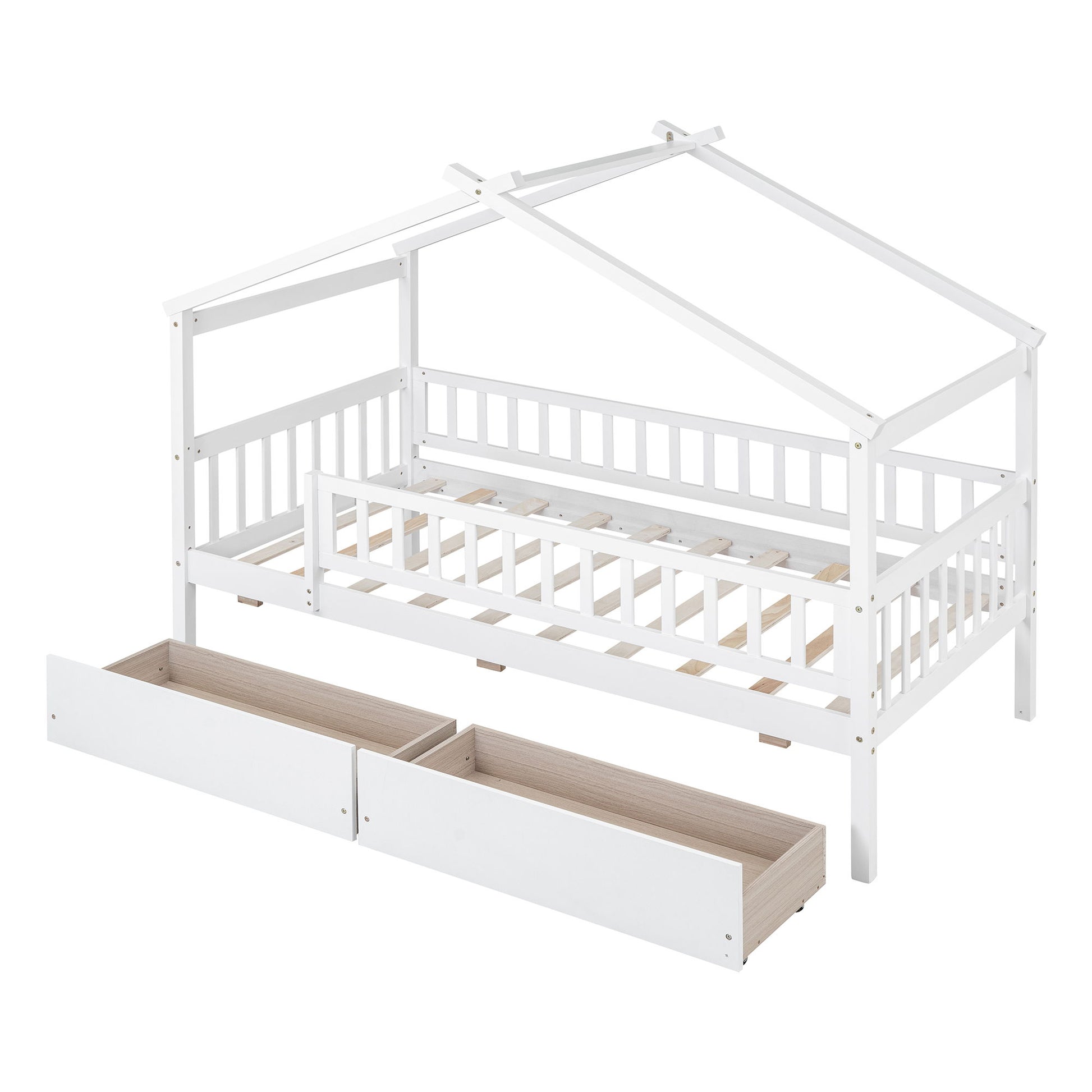 House Bed With 2 Drawers - The Sleep Loft - Online Mattress Showroom NYC