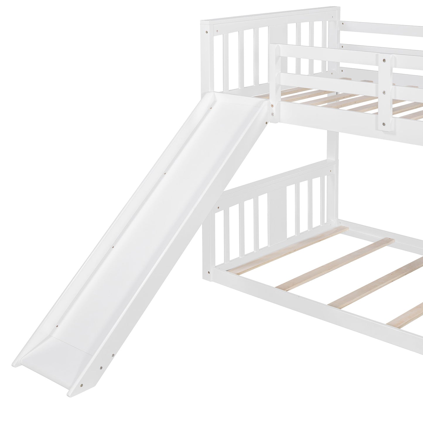 Bunk Bed With Convertible Ladder And Slide - The Sleep Loft - Online Mattress Showroom NYC
