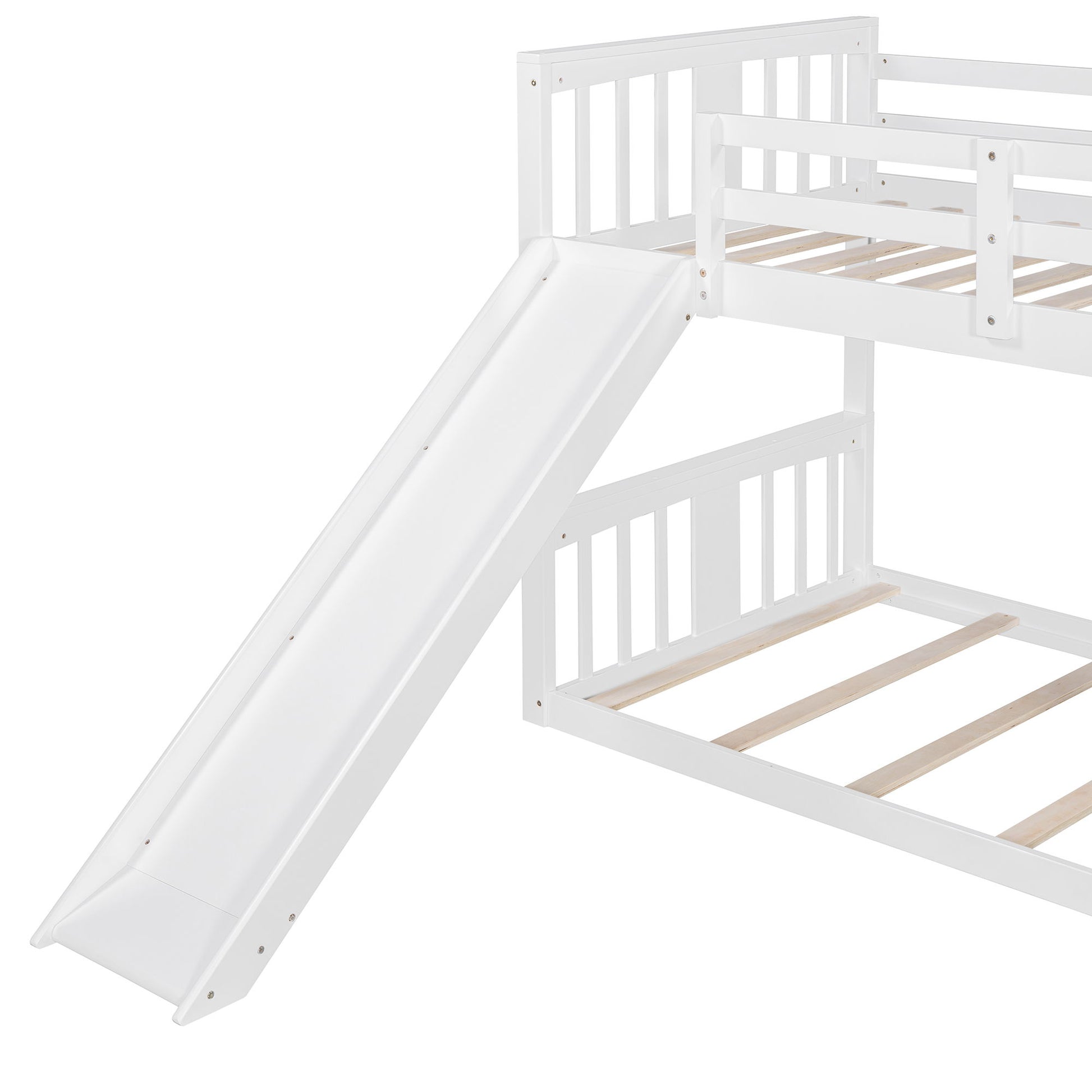Bunk Bed With Convertible Ladder And Slide - The Sleep Loft - Online Mattress Showroom NYC