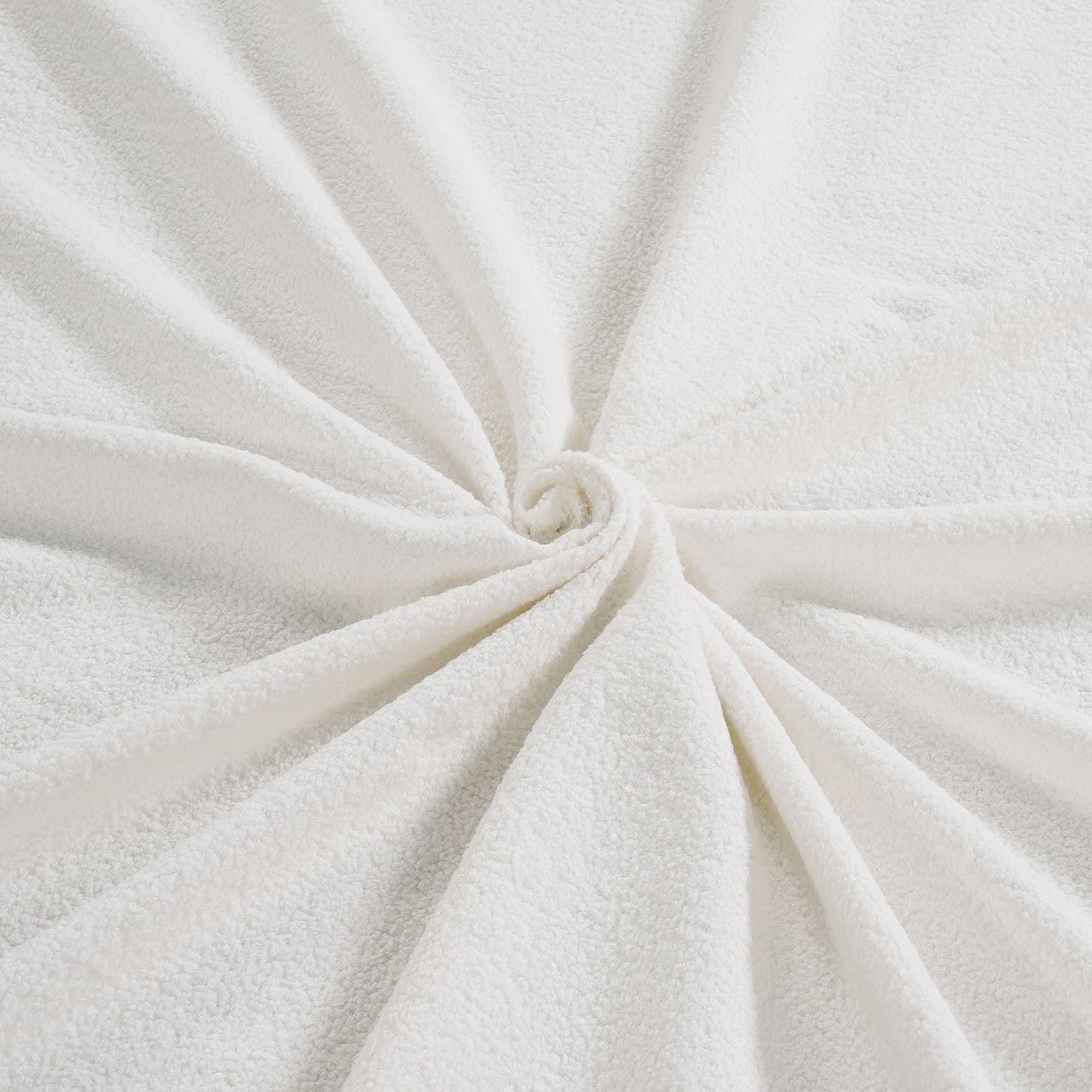 Lambswool Petal Headboard Bed Frame