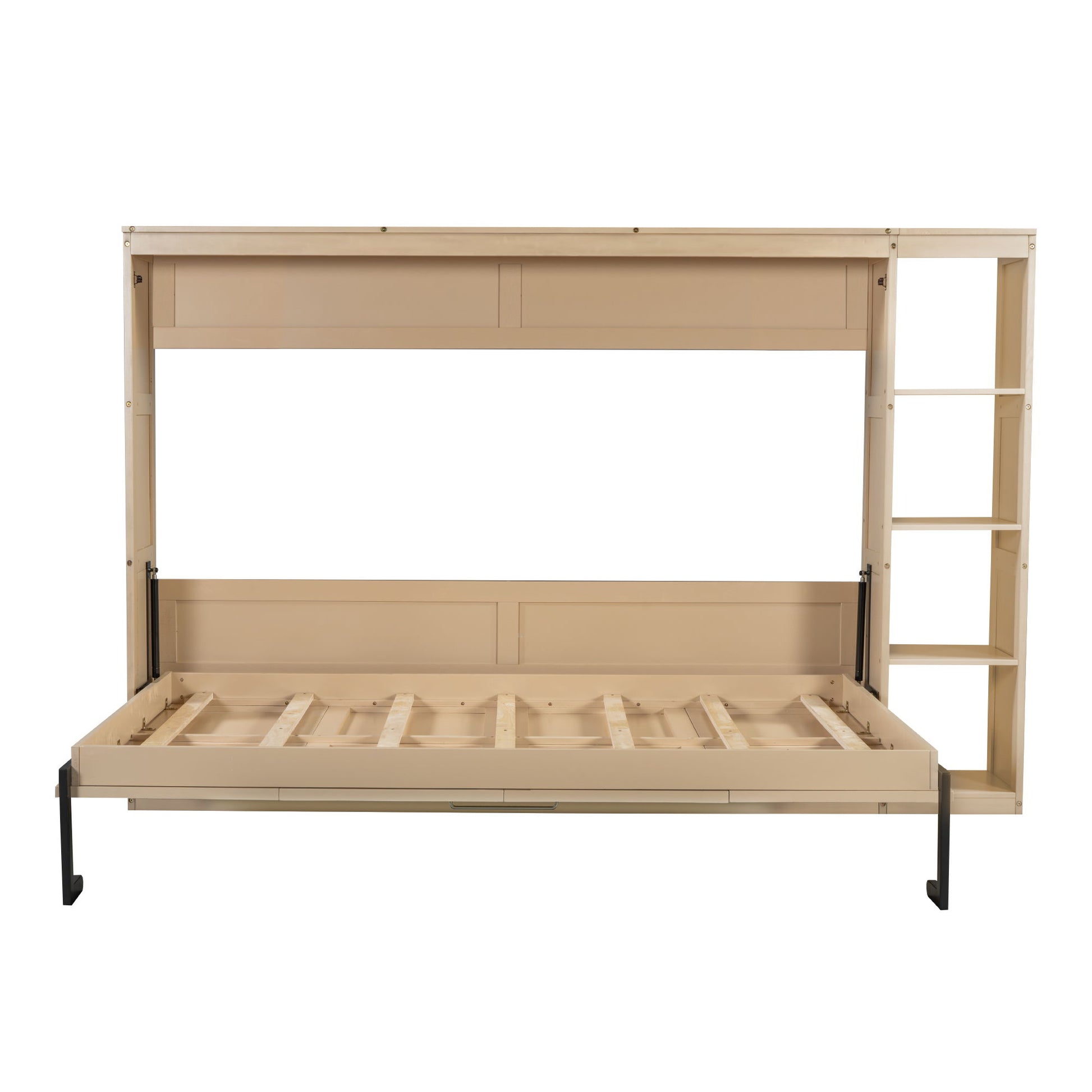 Murphy Bed With Bookshelf And Storage - The Sleep Loft - Online Mattress Showroom NYC
