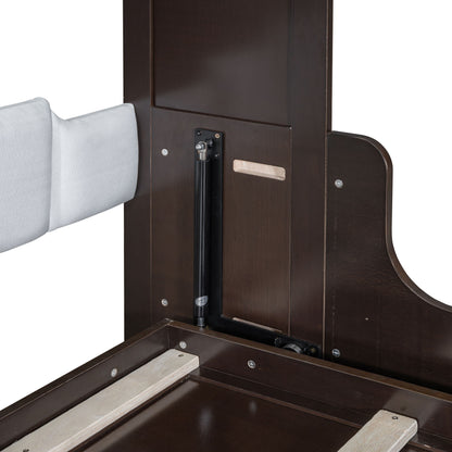 Murphy Wall Bed With Cushion, Space Saving Design, And Construction - The Sleep Loft - Online Mattress Showroom NYC