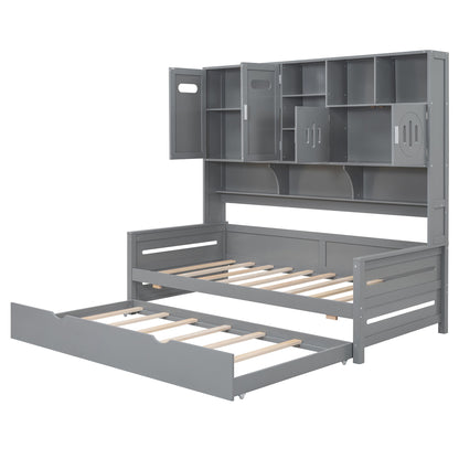 Daybed With All-In-One Cabinet And Shelf - The Sleep Loft - Online Mattress Showroom NYC