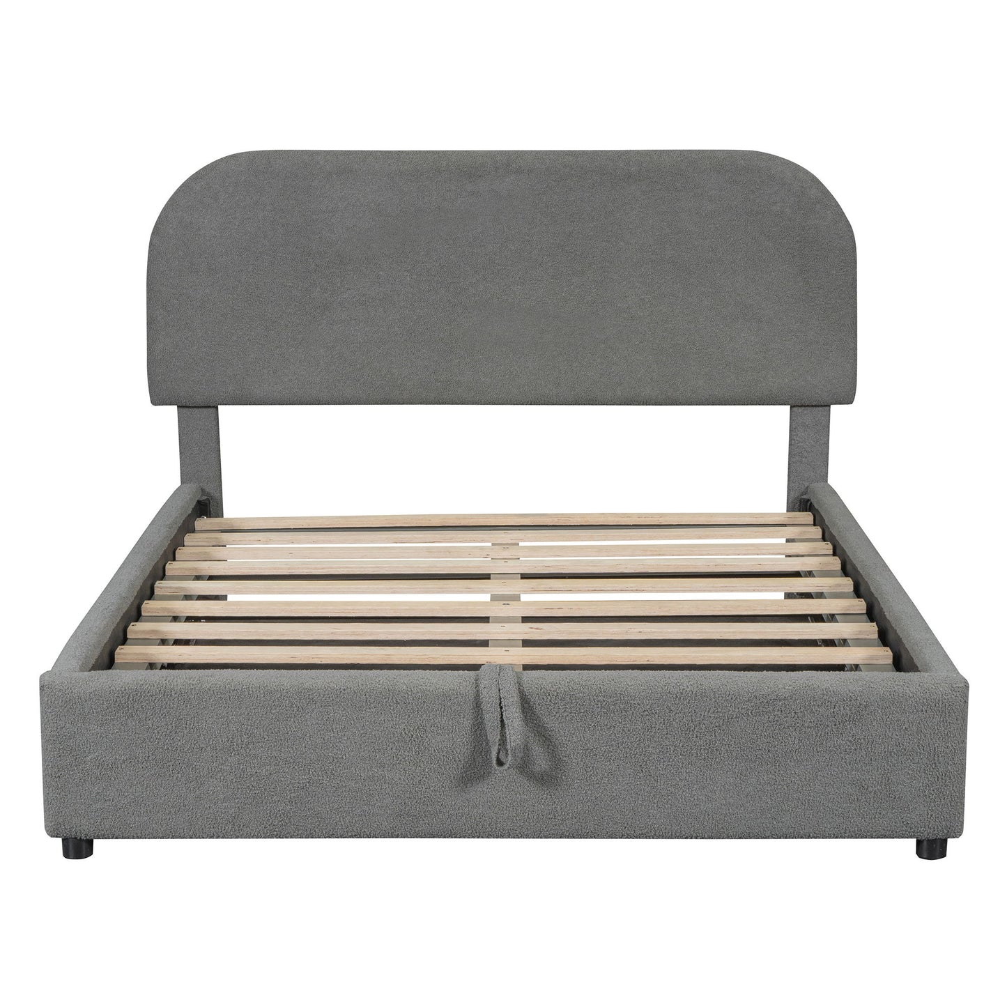 Upholstered Platform Bed With Hydraulic Storage System - The Sleep Loft - Online Mattress Showroom NYC