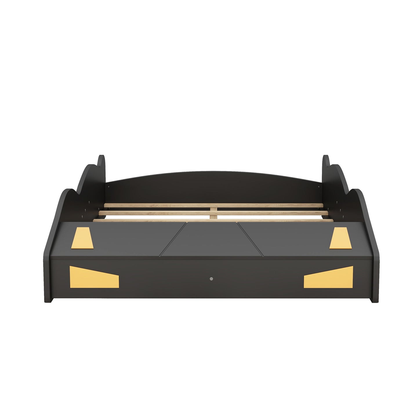 Race Car Shaped Platform Bed With Wheels And Storage - The Sleep Loft - Online Mattress Showroom NYC