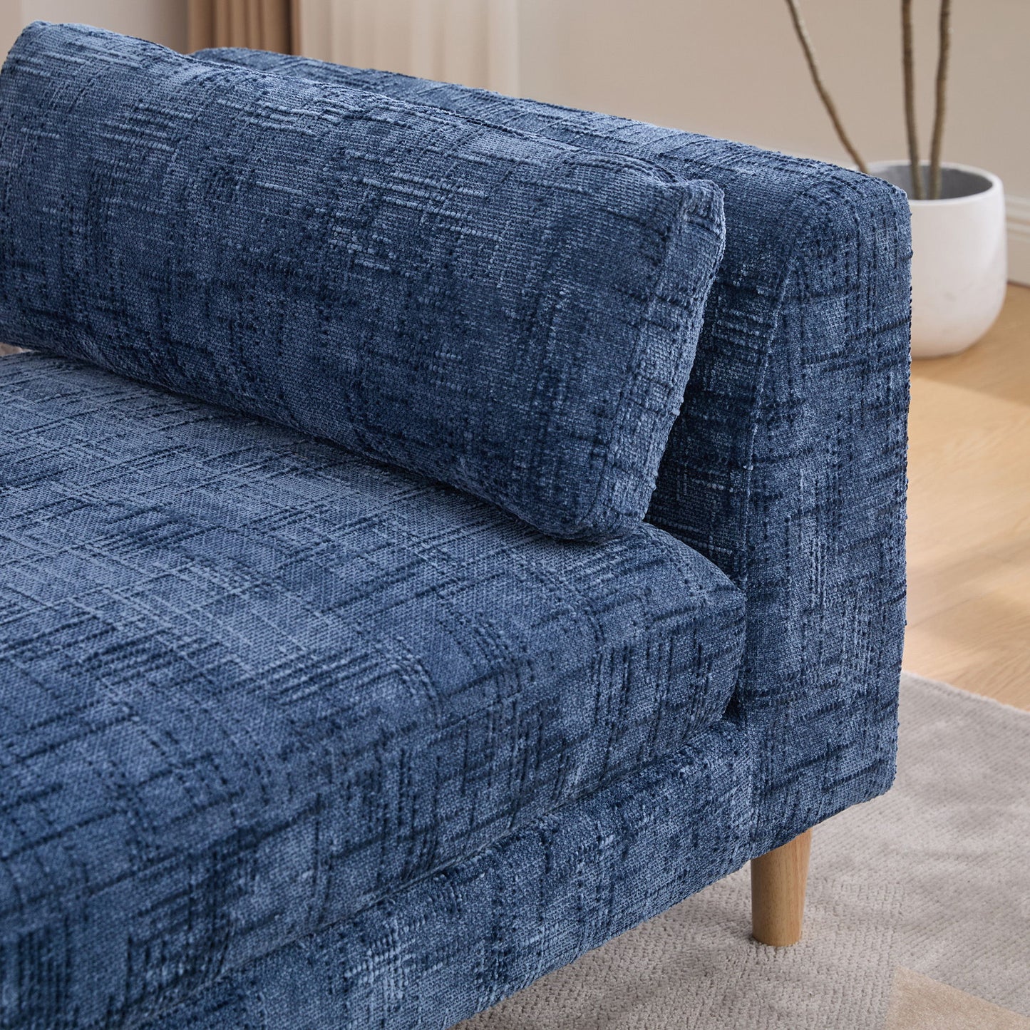 Modern Upholstered End Of Bed Bench With Armrests - The Sleep Loft - Online Mattress Showroom NYC
