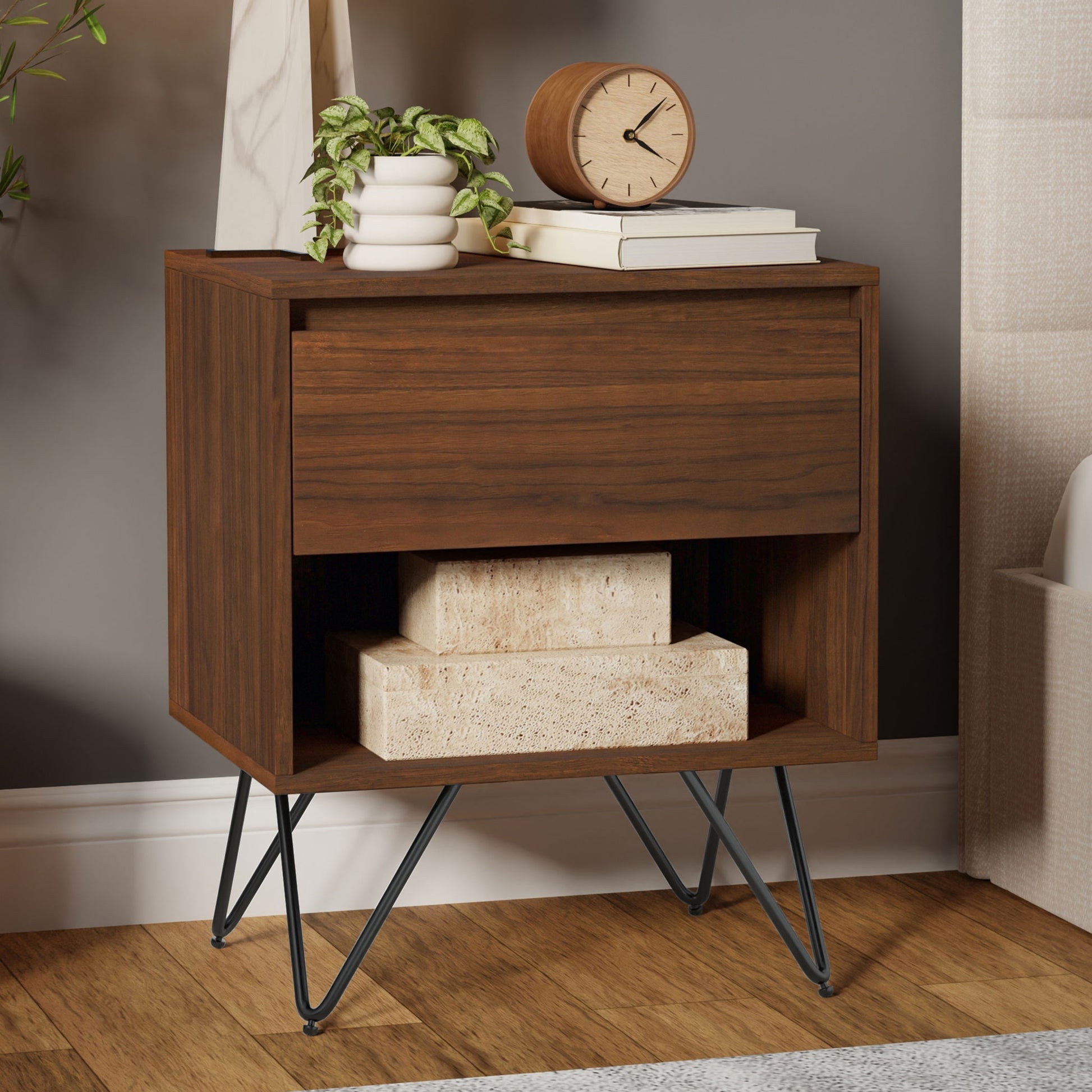 Hunter - Nightstand - The Sleep Loft - Online Mattress Showroom NYC