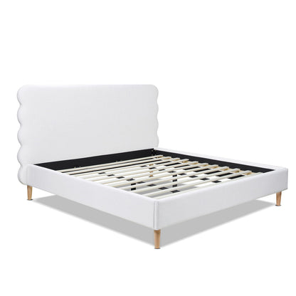Stockholm - Modern Wavy Headboard Platform Bed - The Sleep Loft - Online Mattress Showroom NYC