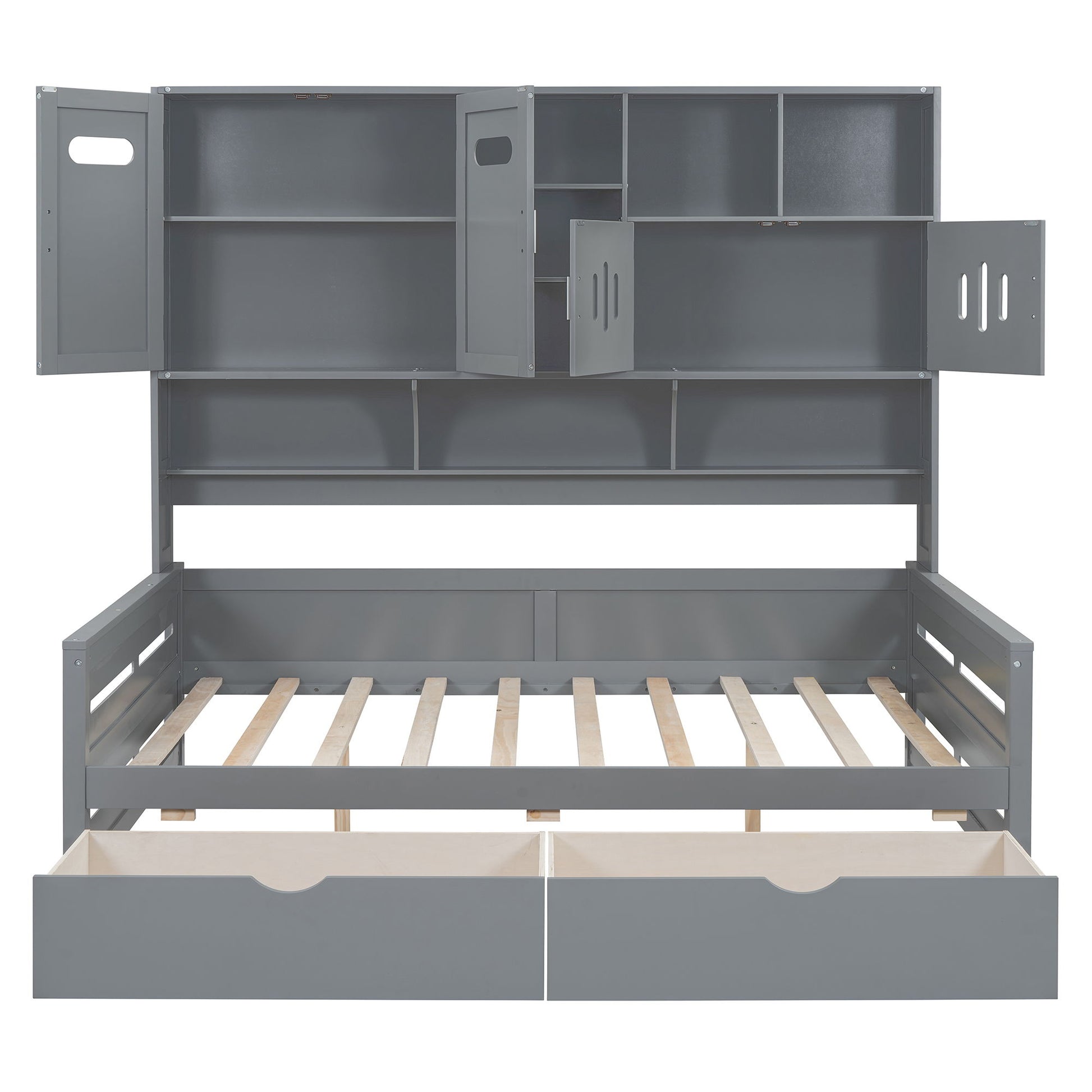 Daybed With All-In-One Cabinet And Shelf - The Sleep Loft - Online Mattress Showroom NYC