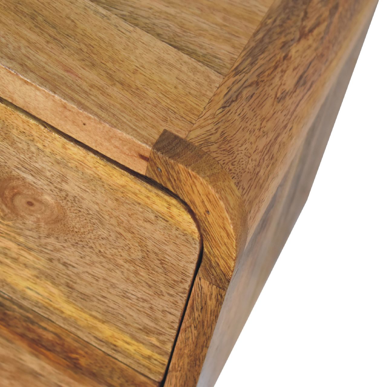 Mini Curve Floating Bedside - Oak - The Sleep Loft - Online Mattress Showroom NYC