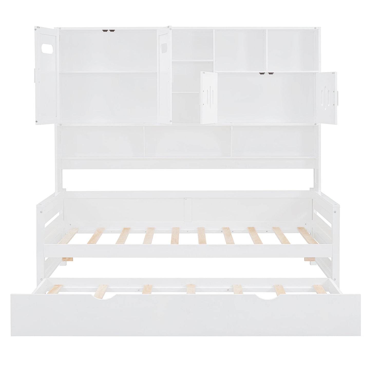 Daybed With All-In-One Cabinet And Shelf - The Sleep Loft - Online Mattress Showroom NYC