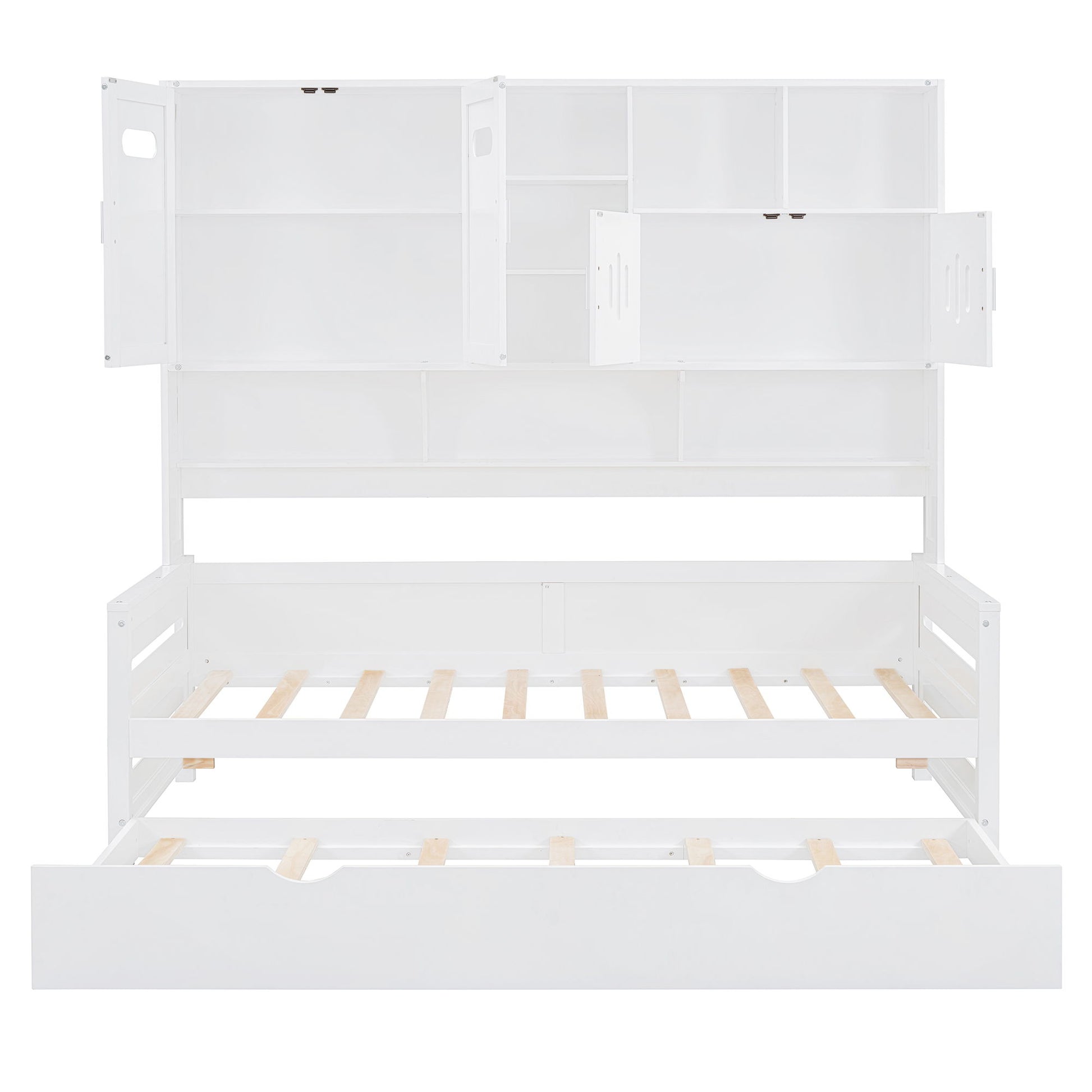 Daybed With All-In-One Cabinet And Shelf - The Sleep Loft - Online Mattress Showroom NYC