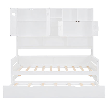 Daybed With All-In-One Cabinet And Shelf - The Sleep Loft - Online Mattress Showroom NYC