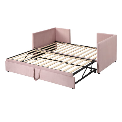 Twin Size Upholstered Daybed With Pop Up Trundle - The Sleep Loft - Online Mattress Showroom NYC