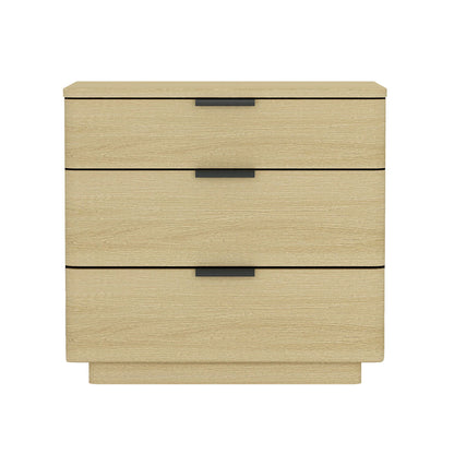 Payton - Nightstand & 3 Drawers - Oak - The Sleep Loft - Online Mattress Showroom NYC