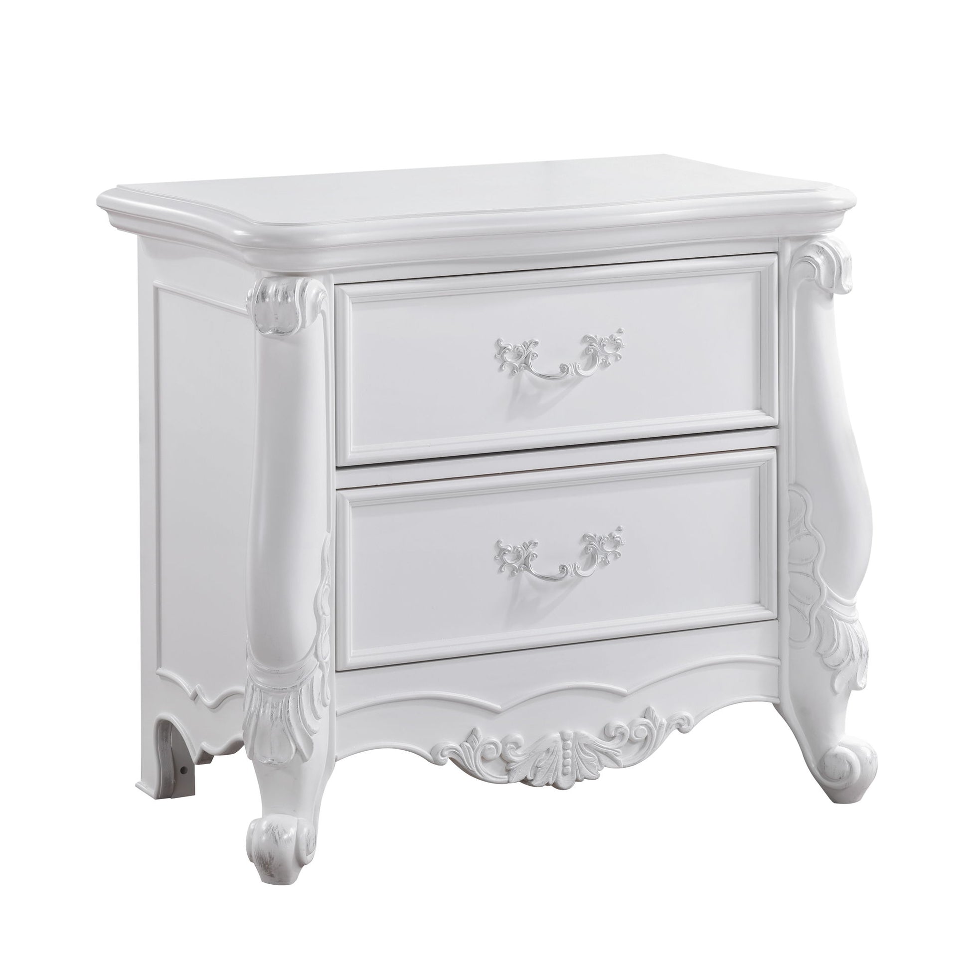Latisha - Nightstand - White - The Sleep Loft - Online Mattress Showroom NYC