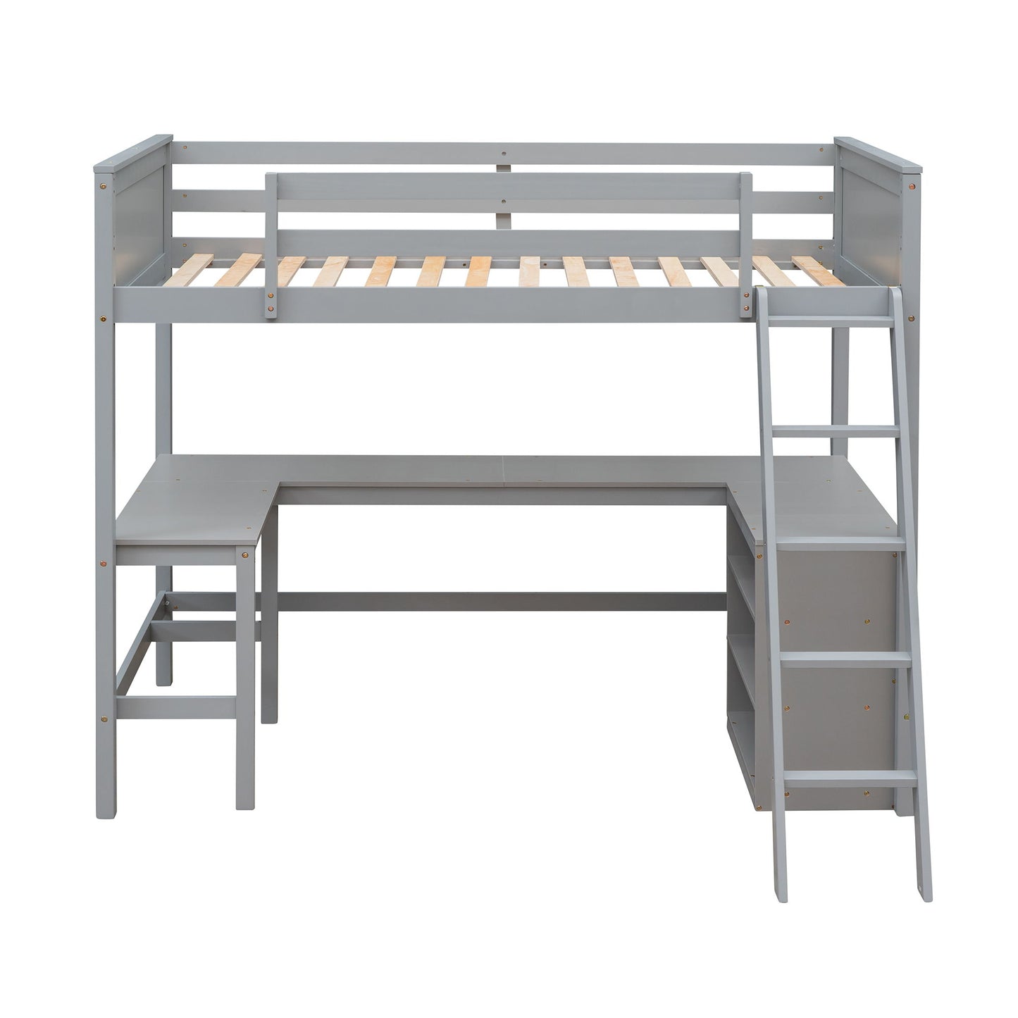 Loft Bed With Shelves With Desk - The Sleep Loft - Online Mattress Showroom NYC