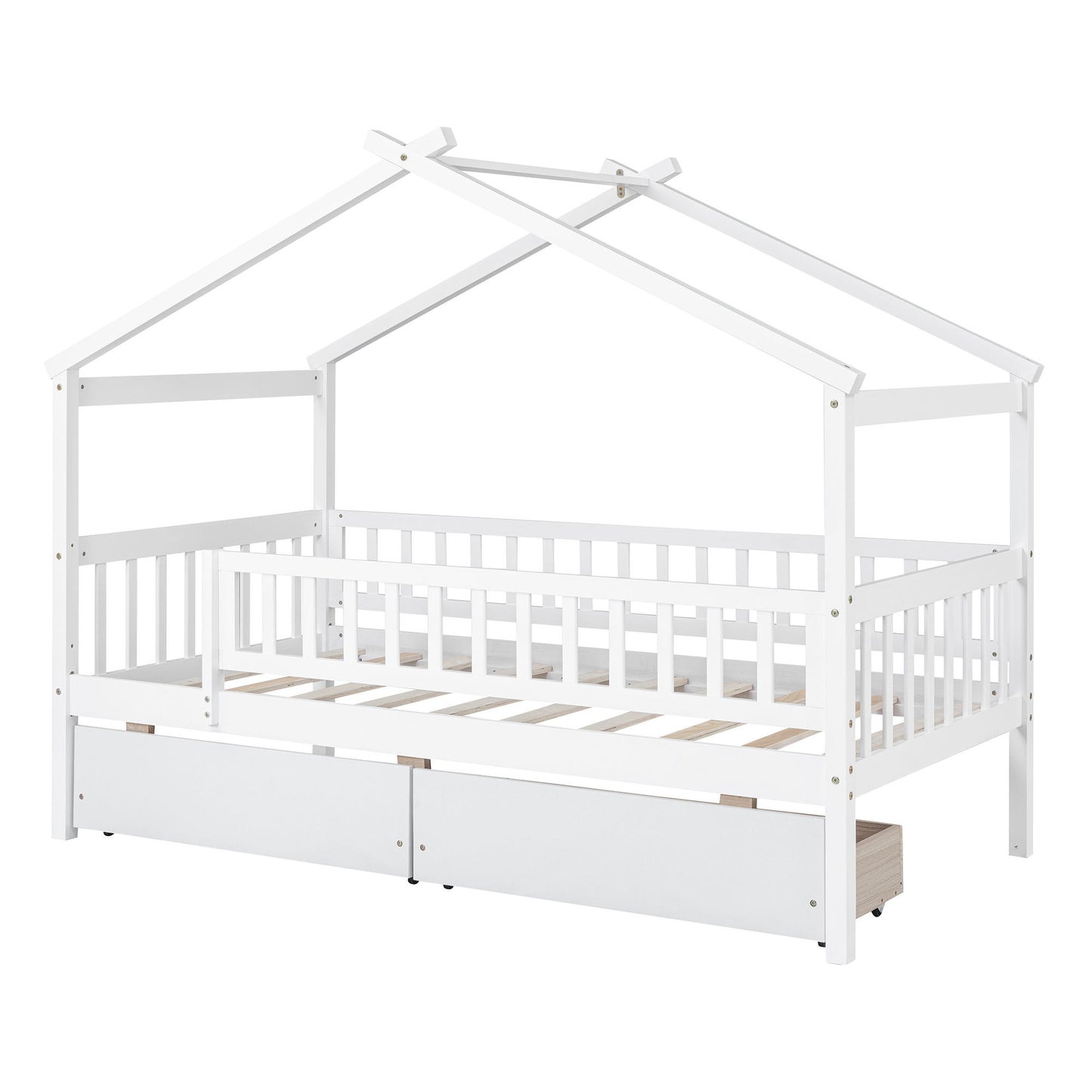 House Bed With 2 Drawers - The Sleep Loft - Online Mattress Showroom NYC