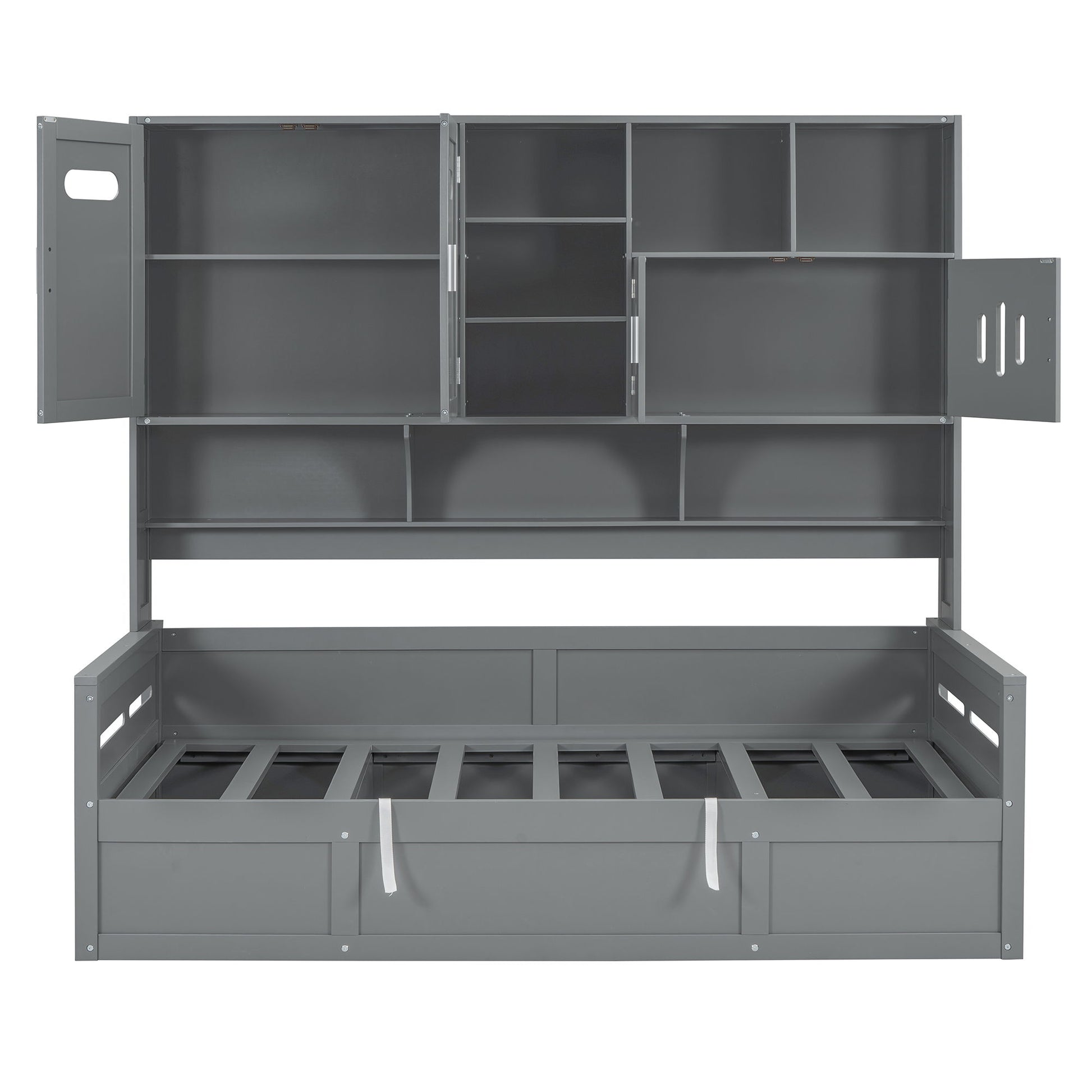 Daybed With All-In-One Cabinet And Shelf - The Sleep Loft - Online Mattress Showroom NYC
