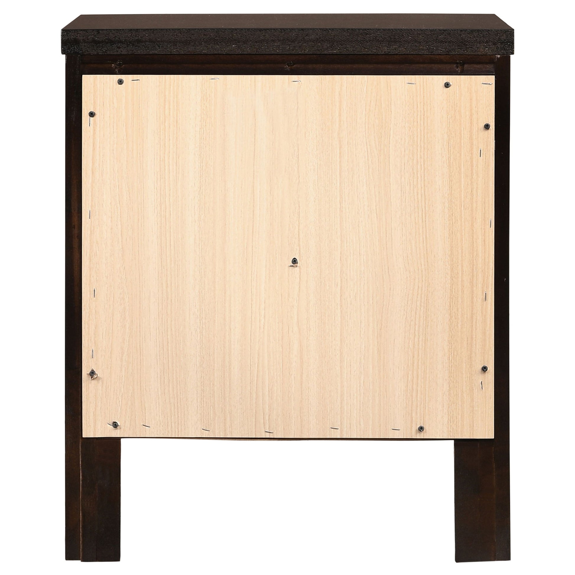 Garrett - 2 Drawer Nightstand - Cappuccino - The Sleep Loft - Online Mattress Showroom NYC