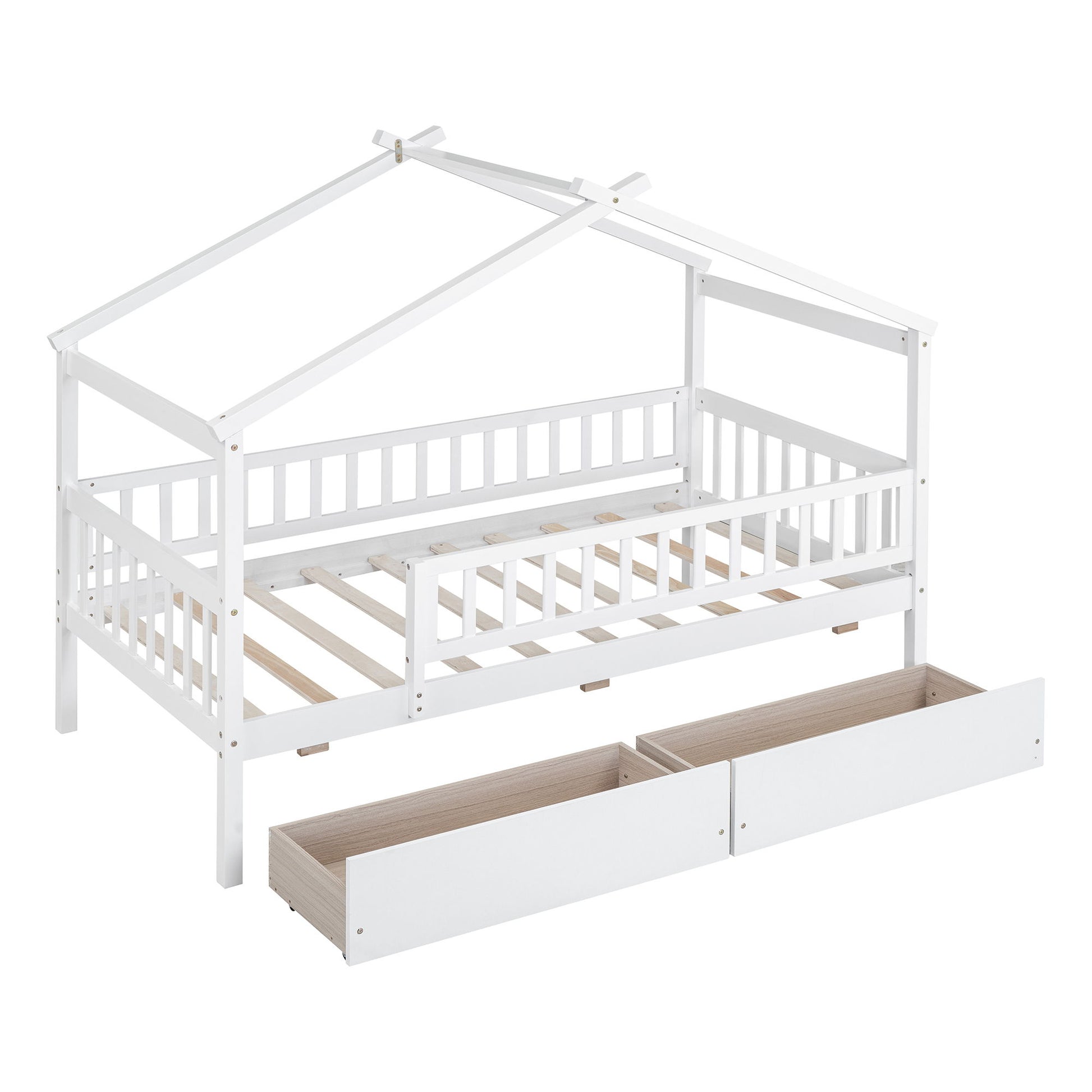 House Bed With 2 Drawers - The Sleep Loft - Online Mattress Showroom NYC