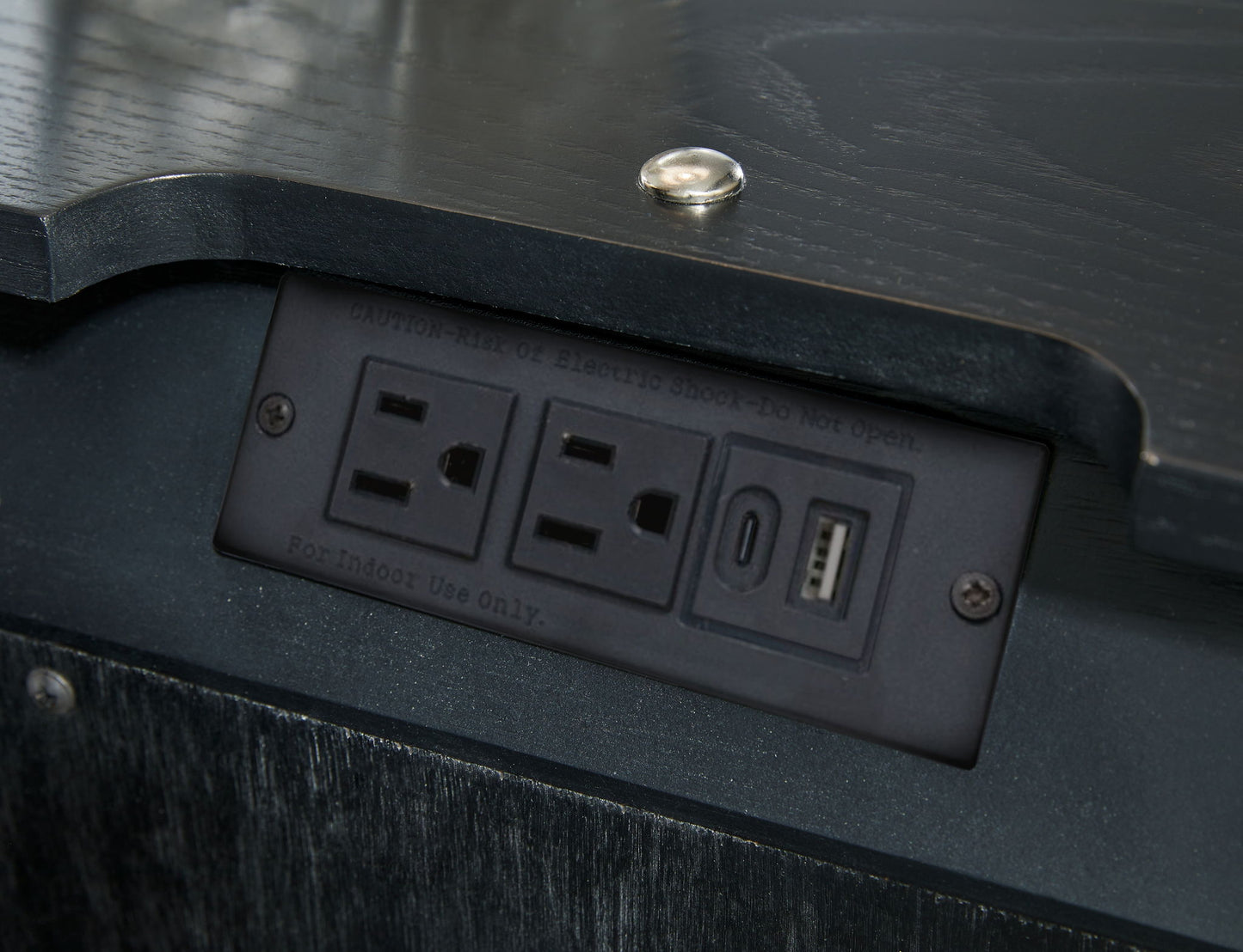 Rowanbeck - One Drawer Night Stand - Black - The Sleep Loft - Online Mattress Showroom NYC