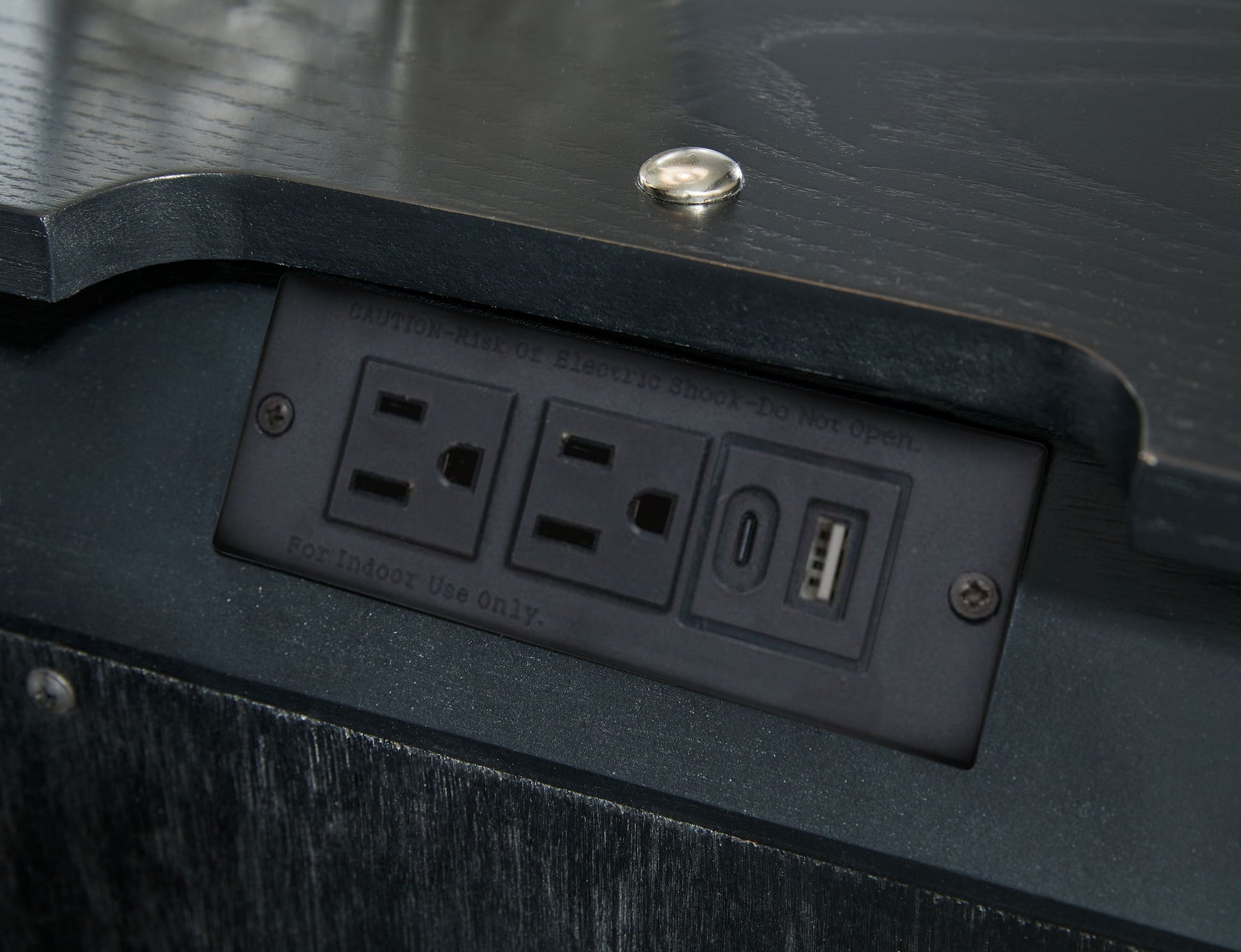 Rowanbeck - One Drawer Night Stand - Black - The Sleep Loft - Online Mattress Showroom NYC