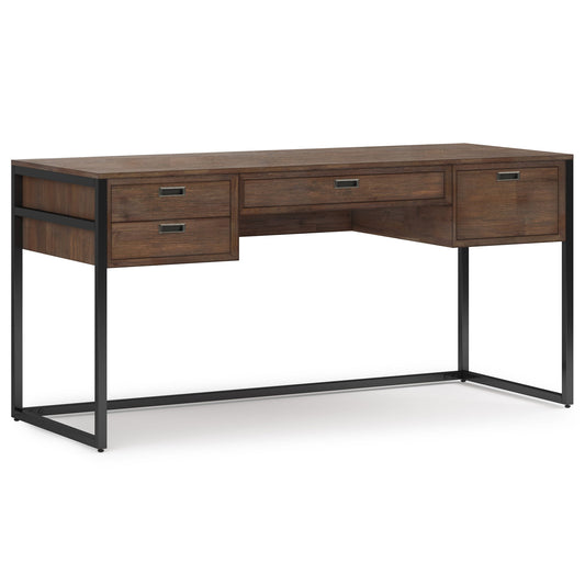 Richmond - Desk - Rustic Natural Aged Brown - The Sleep Loft - Online Mattress Showroom NYC