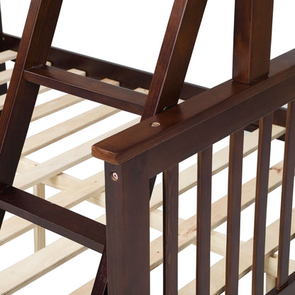 Bunk Bed With Ladder, And Safety Guard Rails - The Sleep Loft - Online Mattress Showroom NYC