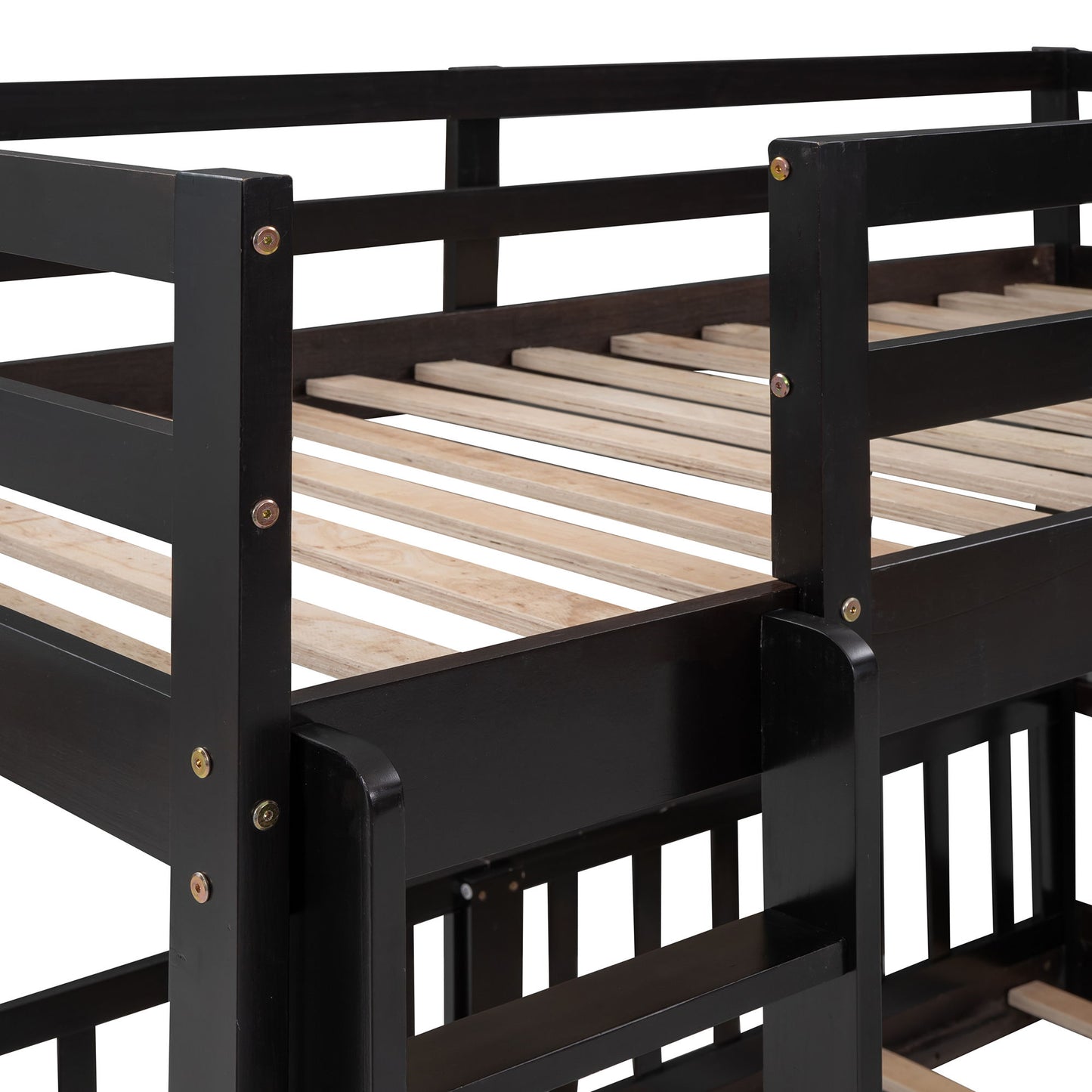Bunk Bed With Convertible Ladder And Slide - The Sleep Loft - Online Mattress Showroom NYC