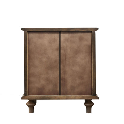 Farmhouse Nightstand With 4 Drawers