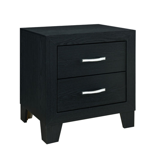 Carlos - Nightstand - Black - The Sleep Loft - Online Mattress Showroom NYC