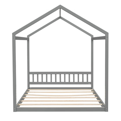 Wooden House Bed With Headboard - The Sleep Loft - Online Mattress Showroom NYC