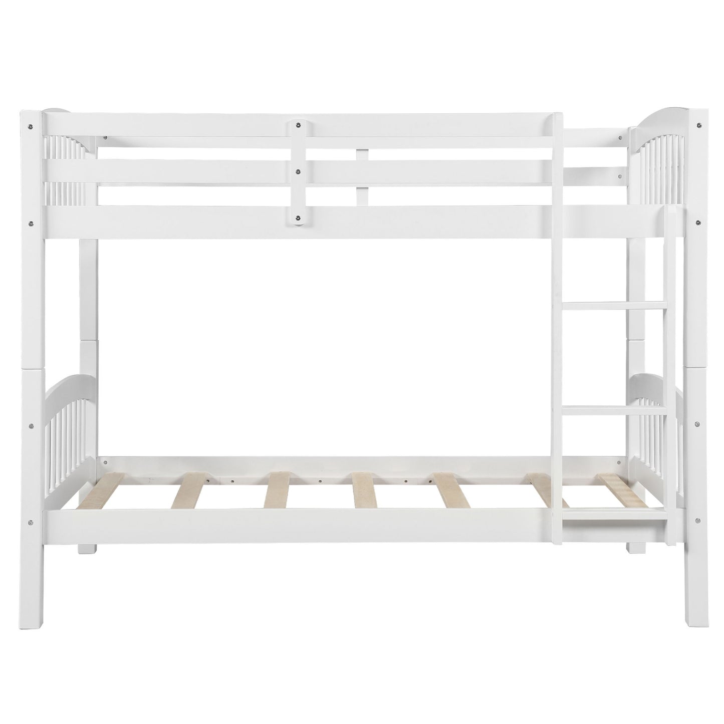 Solid Construction Bunk Bed With Ladder - The Sleep Loft - Online Mattress Showroom NYC