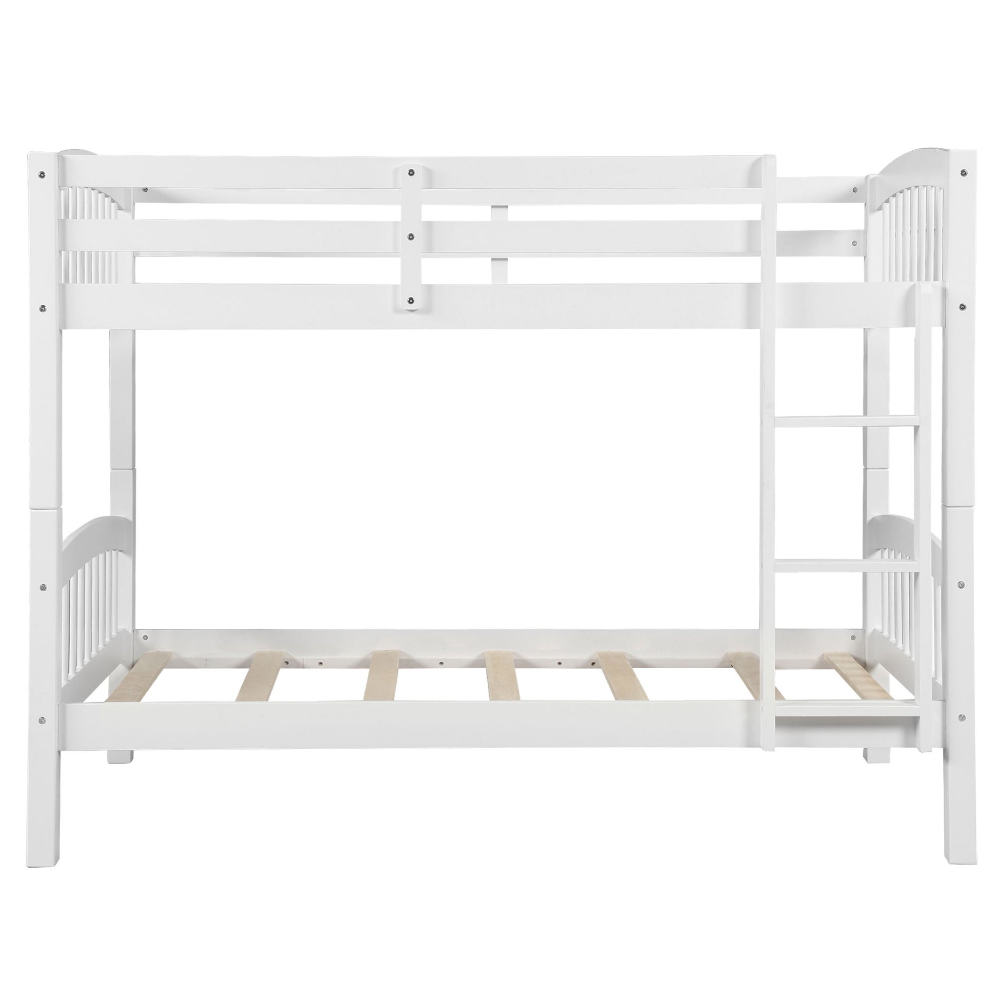 Solid Construction Bunk Bed With Ladder - The Sleep Loft - Online Mattress Showroom NYC