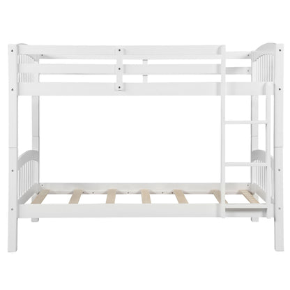 Solid Construction Bunk Bed With Ladder - The Sleep Loft - Online Mattress Showroom NYC