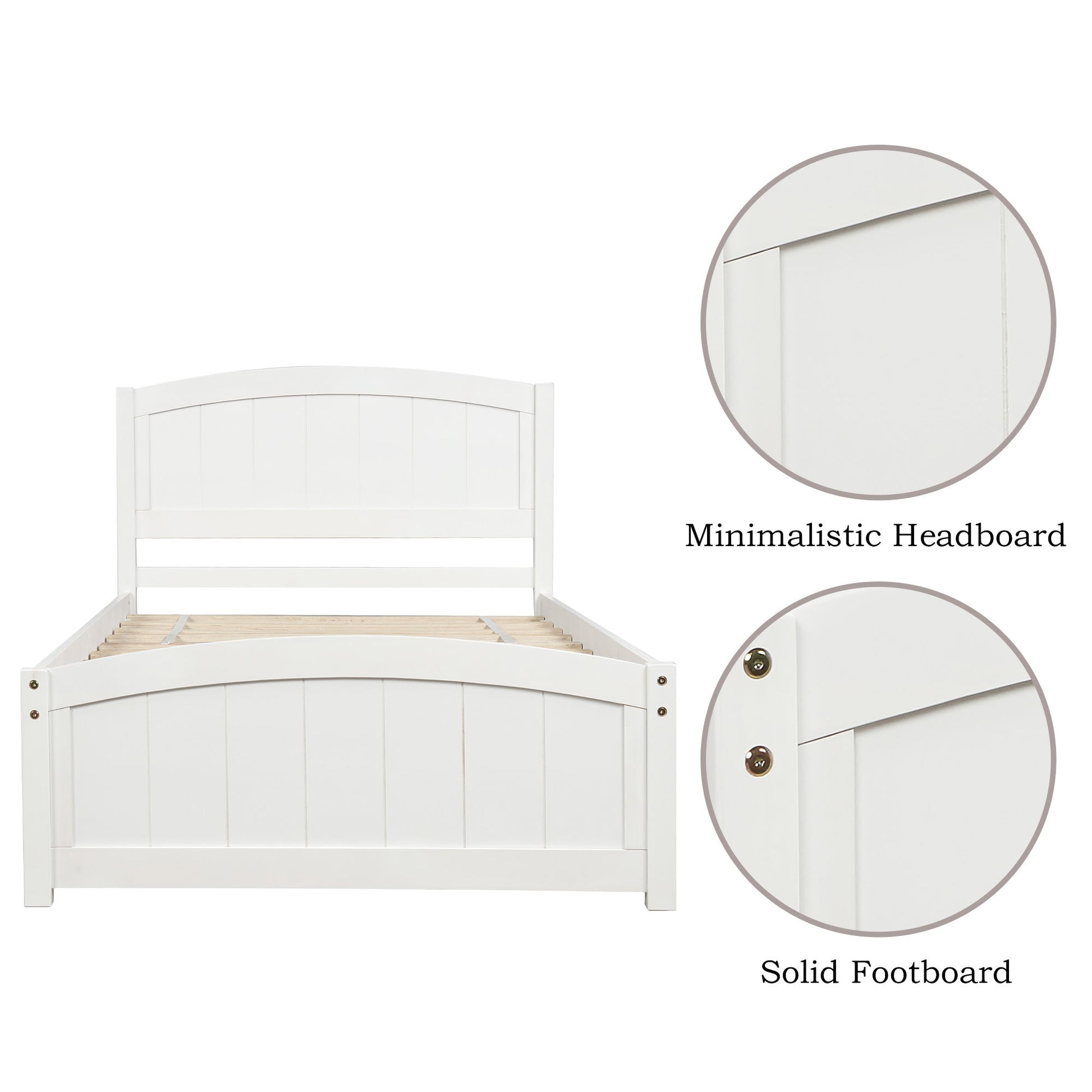 Platform Bed & Headboard, Footboard And Wood Slat Support - The Sleep Loft - Online Mattress Showroom NYC