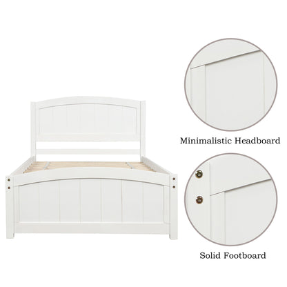 Platform Bed & Headboard, Footboard And Wood Slat Support - The Sleep Loft - Online Mattress Showroom NYC