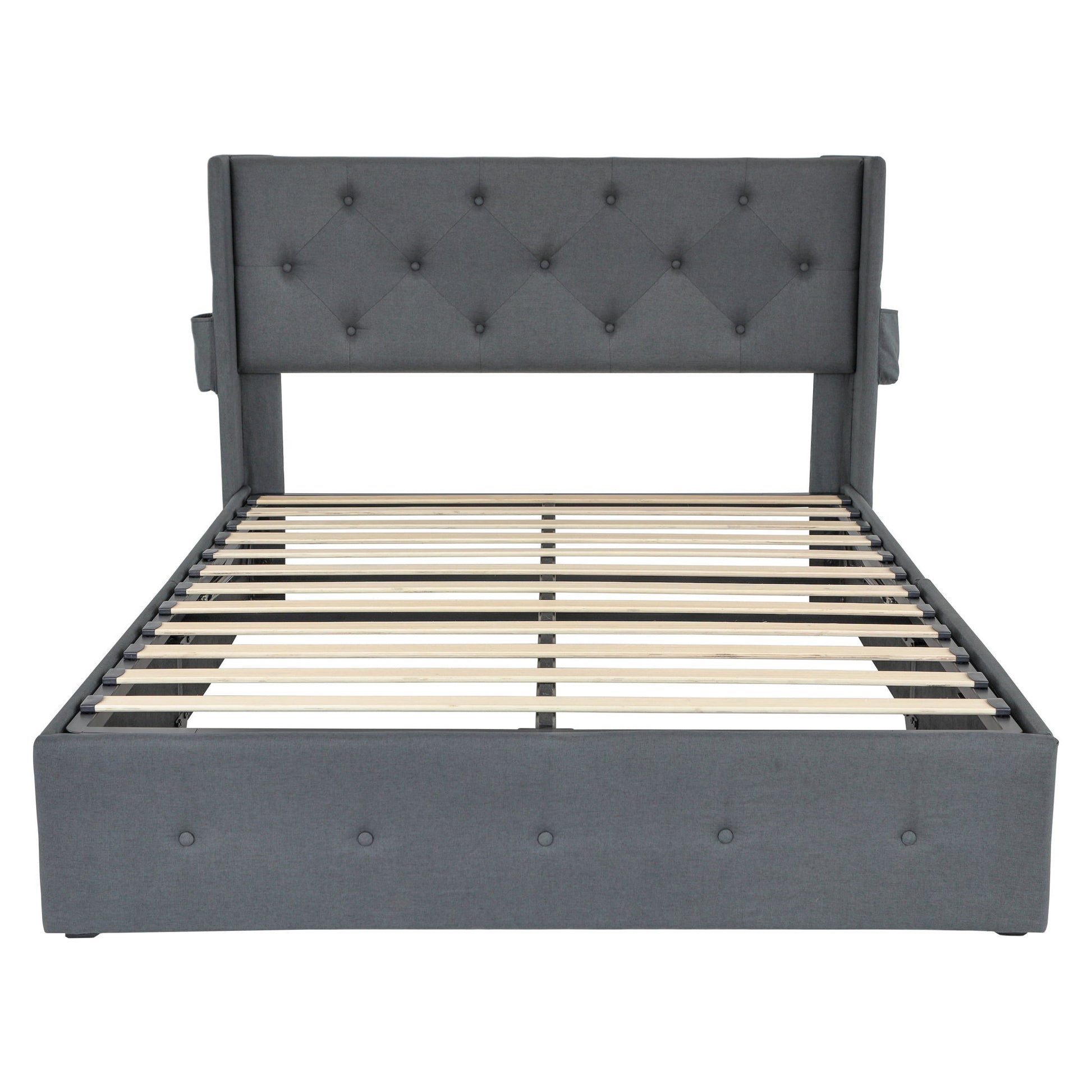 Bed With Gas Lift Storage, USB Ports - The Sleep Loft - Online Mattress Showroom NYC