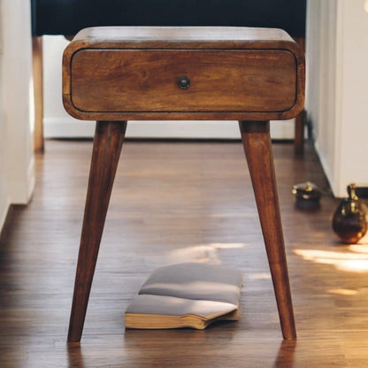 Avora - Nightstand With 1 Drawer - The Sleep Loft - Online Mattress Showroom NYC