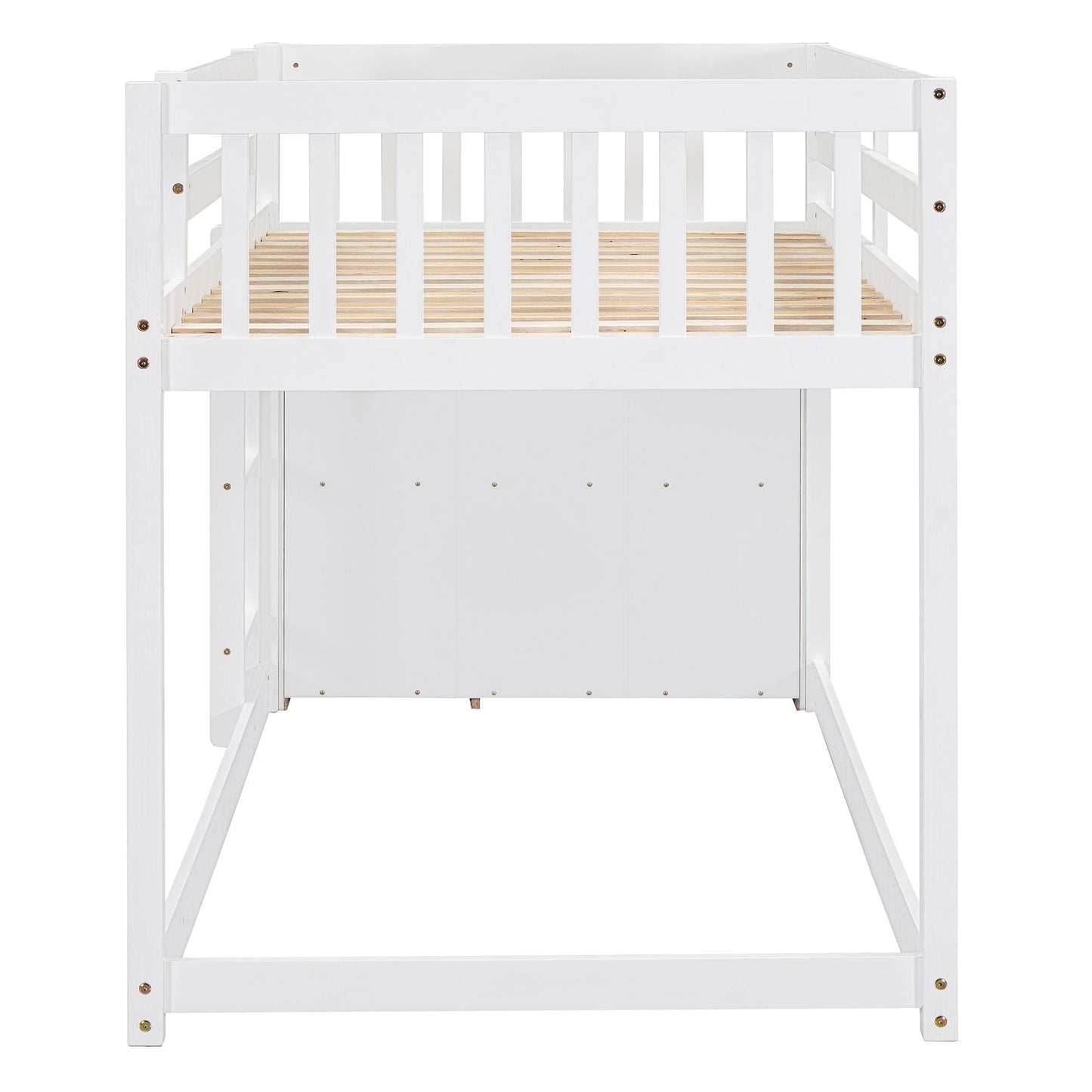 Bunk Bed With 4 Drawers And 3 Shelves - The Sleep Loft - Online Mattress Showroom NYC