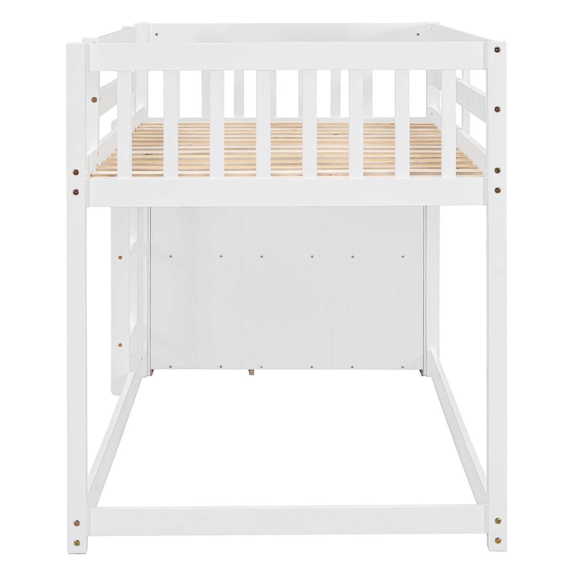 Bunk Bed With 4 Drawers And 3 Shelves - The Sleep Loft - Online Mattress Showroom NYC